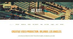 Desktop Screenshot of adjustproduction.com